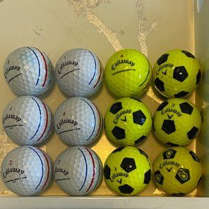 12 Callaway Chrome Soft Golf Balls